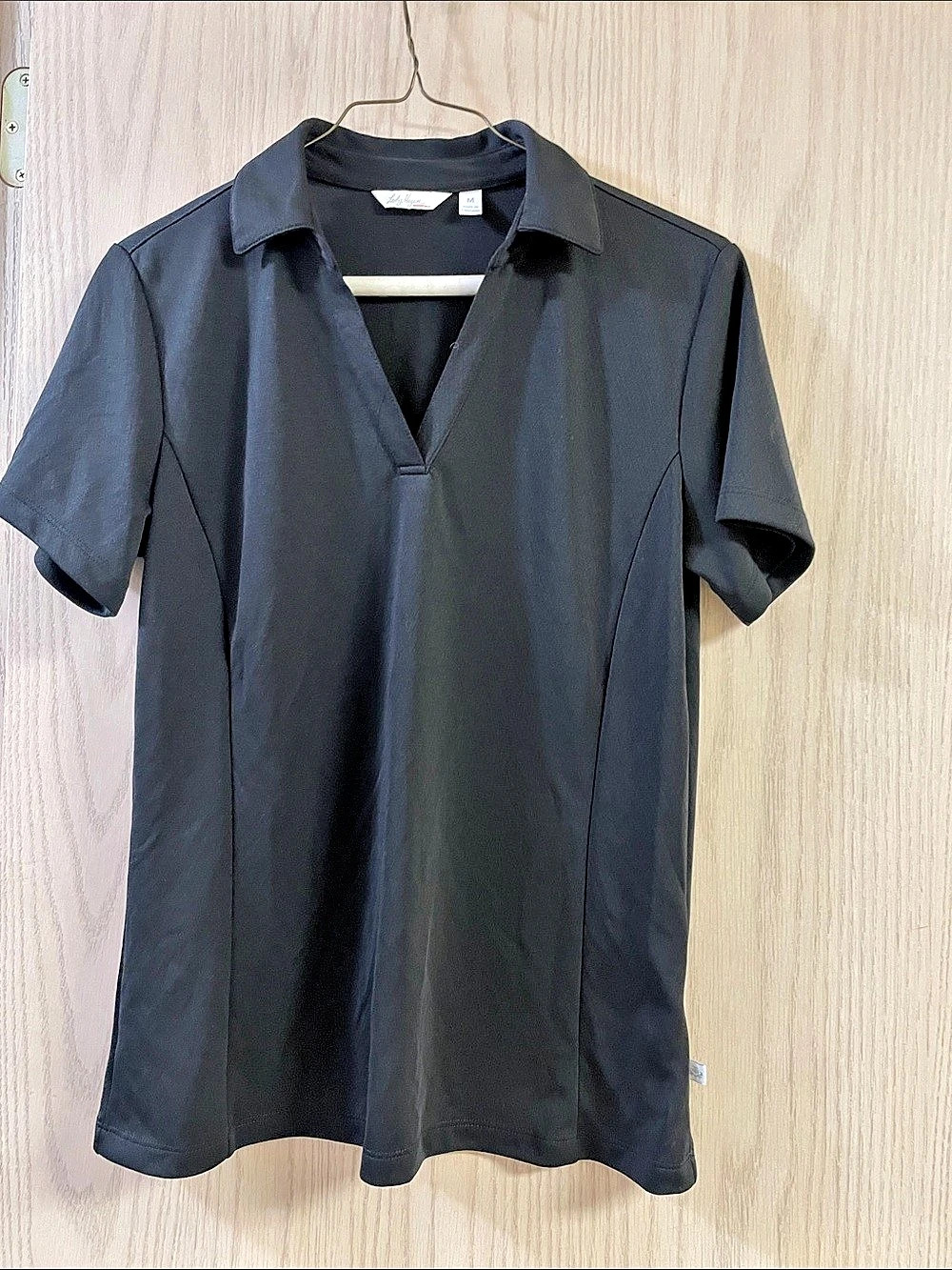 Lady Hagen Essentials Black Golf Polo